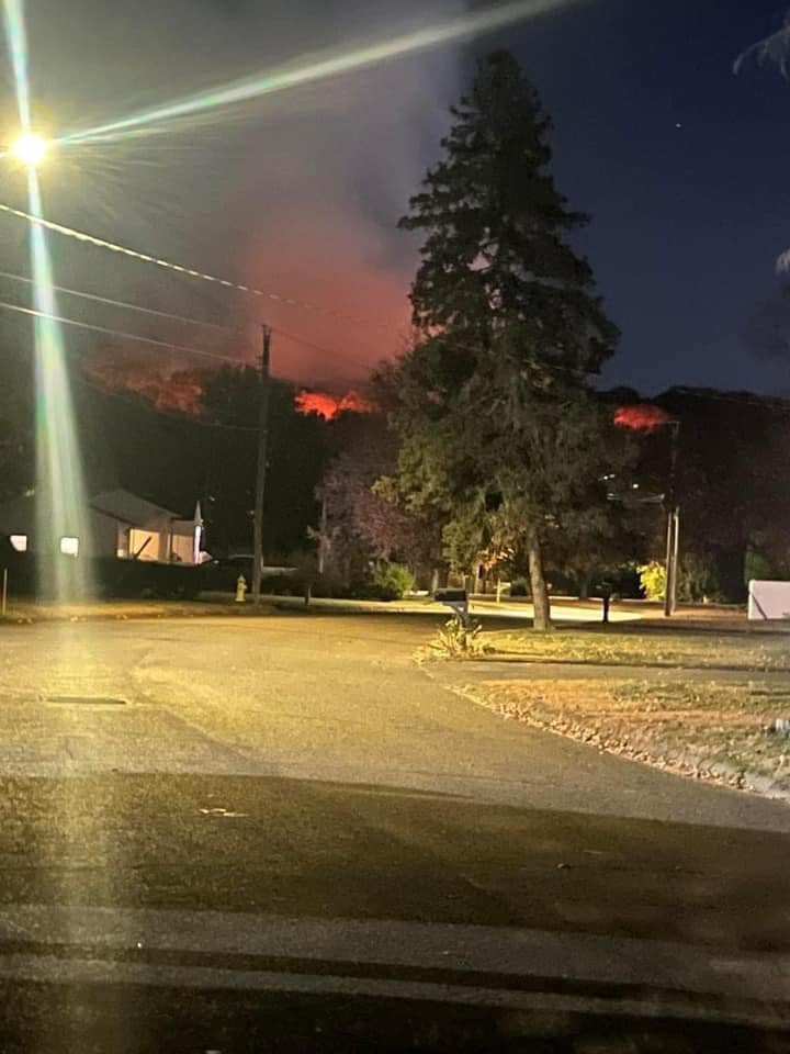 Brush Fire in North Haven