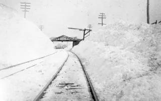 Wilton, CT after the Blizzard of 1888